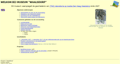 Desktop Screenshot of museumwaalsdorp.nl