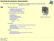 Tablet Screenshot of museumwaalsdorp.nl